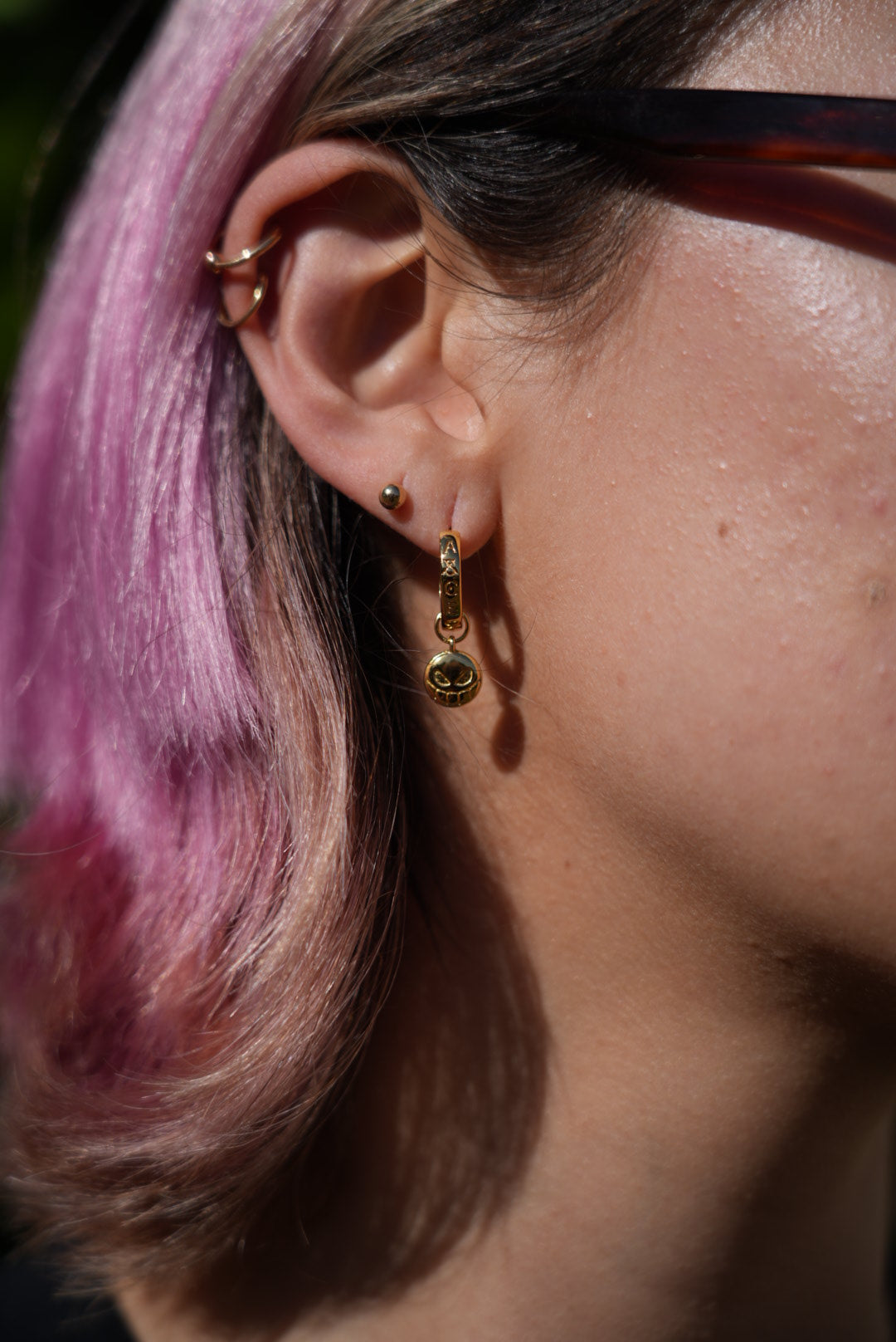 Fire Fist Ace Earrings